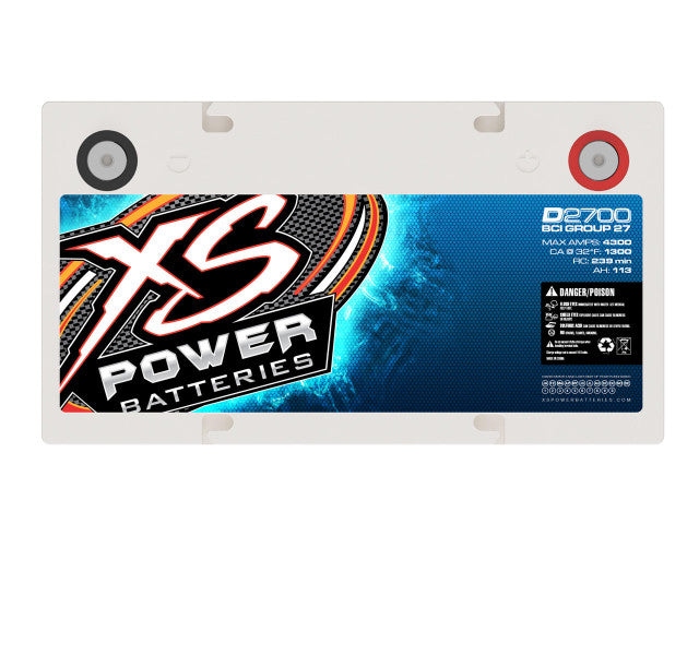 XS POWER D2700 4500w Group 27 Car Audio Battery