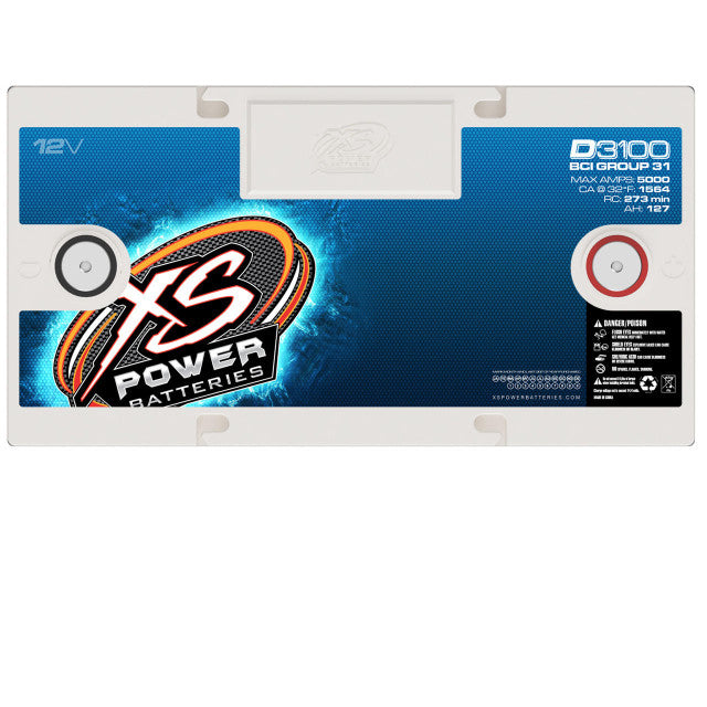 XS POWER D3100 5000W Group 31 Car Audio Battery