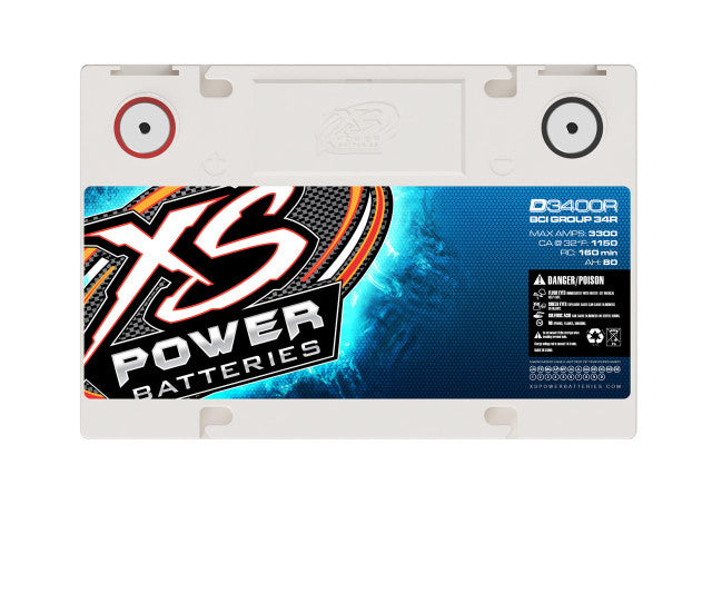 XS POWER D3400R 4000w Group 34R Car Audio Battery – GP Car Audio