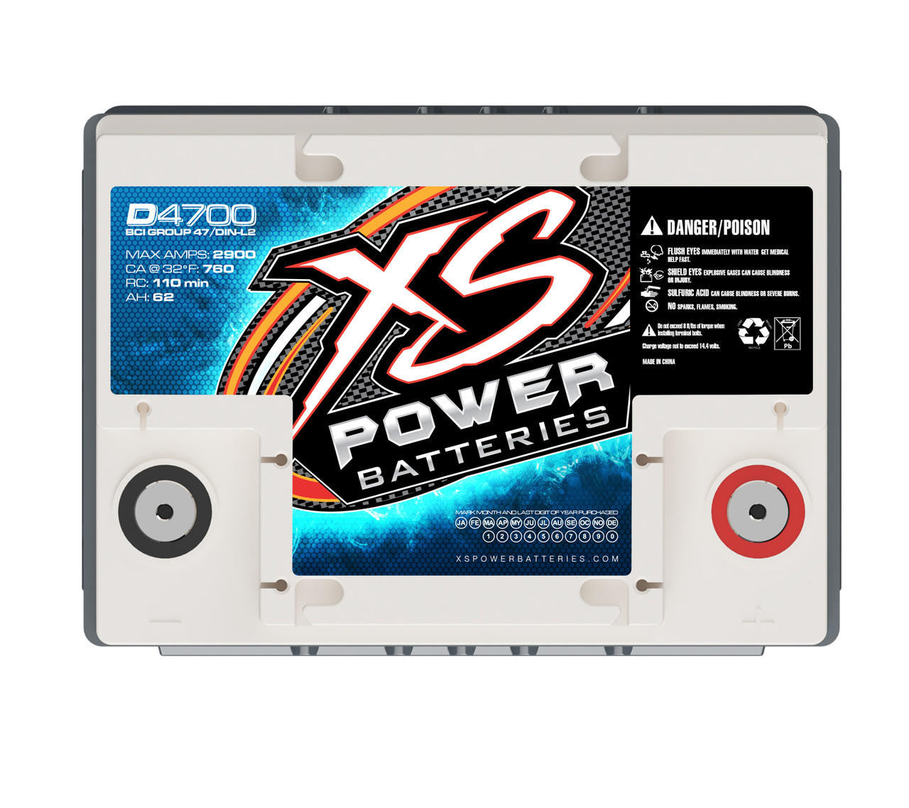 XS POWER D4700 3000w Group 47 Car Audio Battery – GP Car Audio